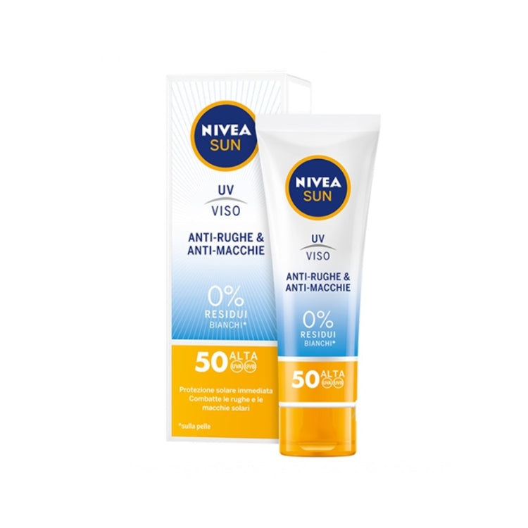 Nivea - Sun - UV Viso - Anti-Rughe & Anti-Macchie - 0% Residui Bianchi