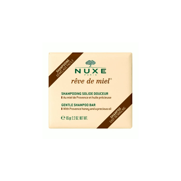 Nuxe - Rêve De Miel - 2 Shampoo Solidi Delicati + In Regalo La Soap Box - Shampooing Solide Douceur