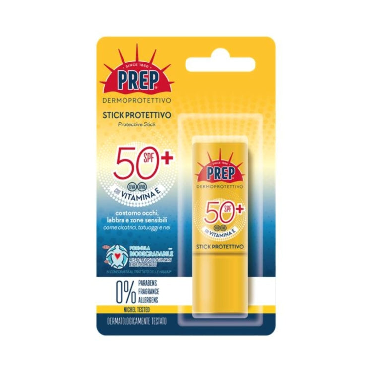 Prep - Stick Protettivo - Protective Stick - Contorno Occhi Labbra & Zone Sensibili - Water Resistant - SPF 50+