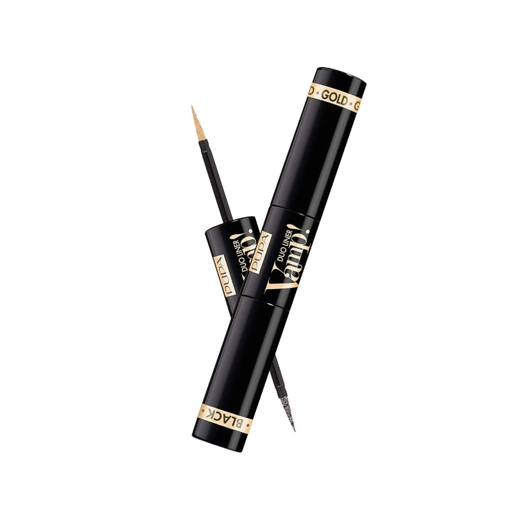 Pupa - Duo Liner Vamp! - Eyeliner Duo - Effetto Metallico - Metallic Effect - Eyeliner Duo - Effet Métallique