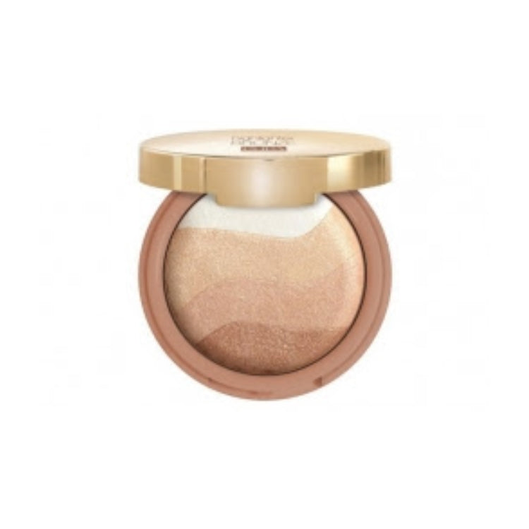 Pupa - Extreme Gold Highlighter - Illuminante Cotto - Effetto Luce Pura - Baked Highlighter - Pure Light Effect - Enlumineur Cuit - Effet Lumière Pure
