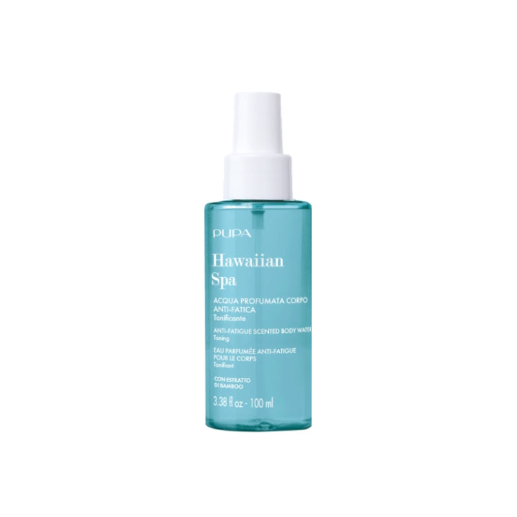 Pupa - Hawaiian Spa - Acqua Profumata Corpo Anti-Fatica - Tonificante - Anti-Fatigue Scented Body Water - Toning - Eau Parfumée Anti-Fatigue Pour Le Corps - Tonifiant - Con Estratto Di Bamboo