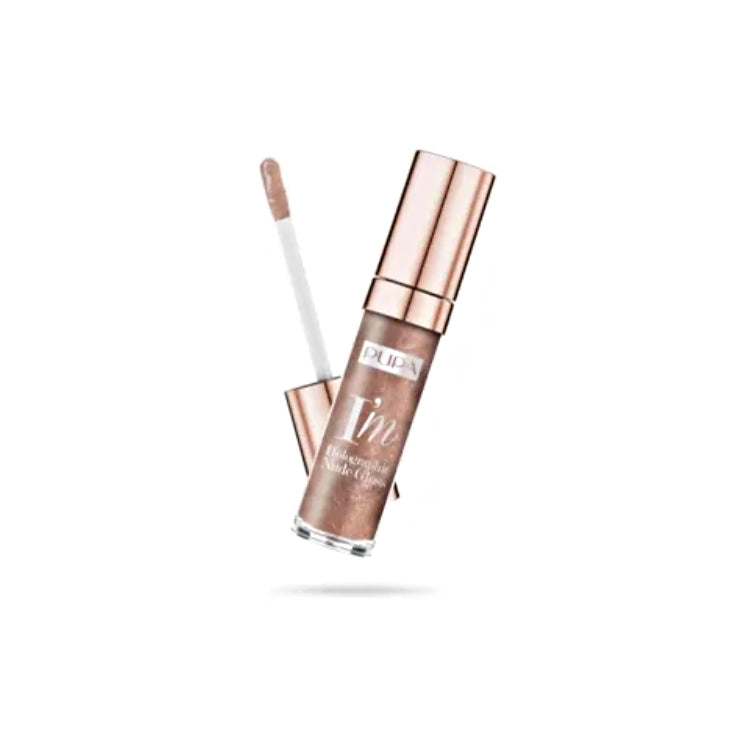Pupa - I'M Holographic Nude Gloss - Gloss Labbra Super Brillante - Con Riflessi Olografici