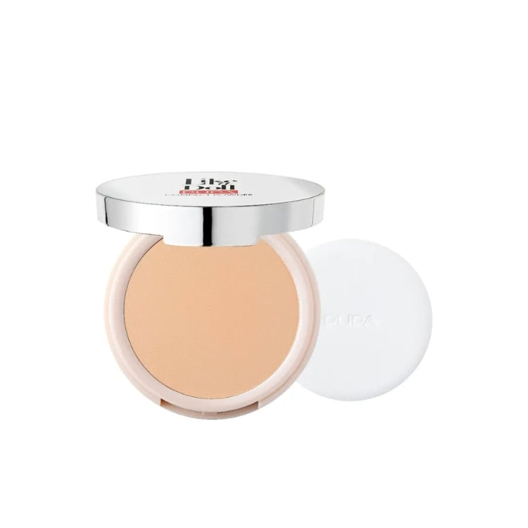 Pupa - Like a Doll - Cipria Compatta Effetto Pelle Nuda - Finish Matt Radioso - Nude Skin Compact Powder - Radiant Matte Finish - Poudre Compacte Effet Peau Nude - Résultant Mat Et Rayonnant - SPF 15