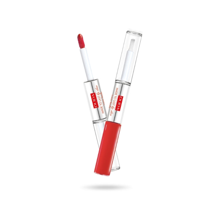 Pupa - Made To Last - Lip Duo - Rossetto Liquido Colore & Topcoat Waterproof Lunga Tenuta