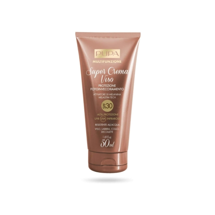 Pupa - Multifunzione - Super Crema Viso - Protezione Fotoinvecchiamento - Attivatore Di Melanina Melastim Tech