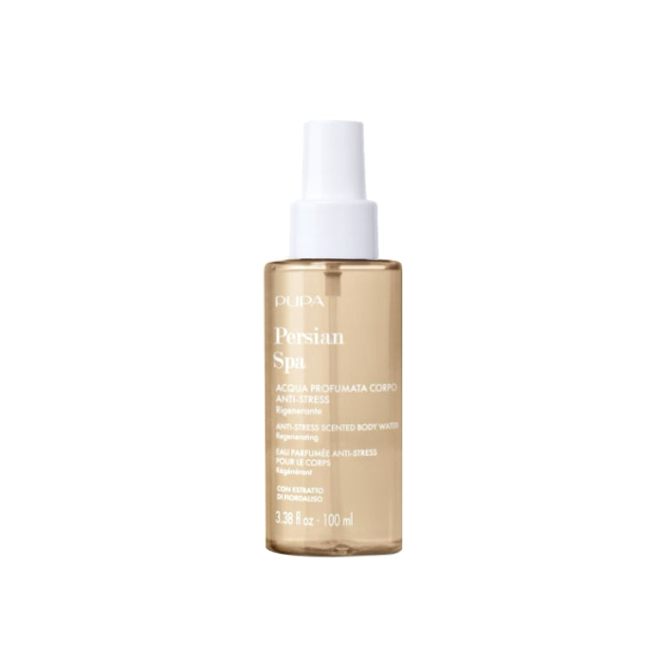 Pupa - Persian Spa - Acqua Profumata Corpo Anti-Stress - Rigenerante - Anti-Stress Scented Body Water - Regenerating - Eau Parfumée Anti-Stress Pour Le Corps - Régénérant - Con Estratto Di Fiordaliso