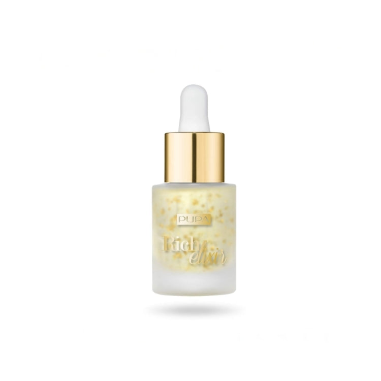 Pupa - Rich Elixir - Primer-Olio Nutriente - Viso & Labbra - Nourishing Primer-Oil - Face And Lips - Huile Base De Pré-Maquillage Nourissante - Visage Et Lèvres