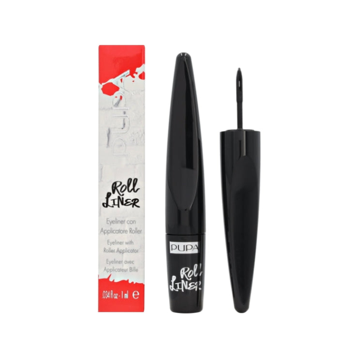 Pupa - Roll Liner - Eyeliner Con Applicatore Roller - Eyeliner With Roller Applicator - Eyeliner Avec Applicateur Bille