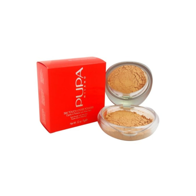 Pupa - Silk Touch Loose Powder - Cipria In Polvere Con Aloe Vera - Face Powder With Aloe Vera - Poudre Libre À L'Aloe Vera