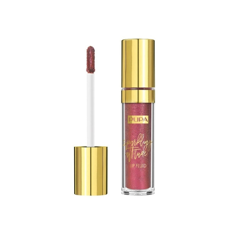 Pupa - Sparkling Attitude - Lip Fluid - Rossetto Liquido Effetto Metal-Foil - Metal-Foi Effect Lip Fluid - Rouge À Lèvres Liquide Effet Laminé