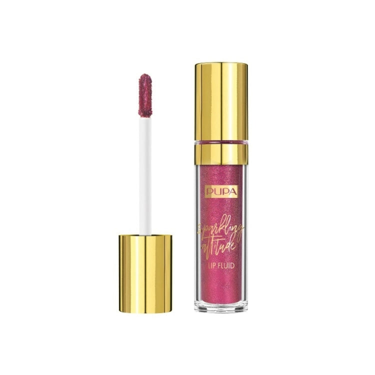 Pupa - Sparkling Attitude - Lip Fluid - Rossetto Liquido Effetto Metal-Foil - Metal-Foi Effect Lip Fluid - Rouge À Lèvres Liquide Effet Laminé