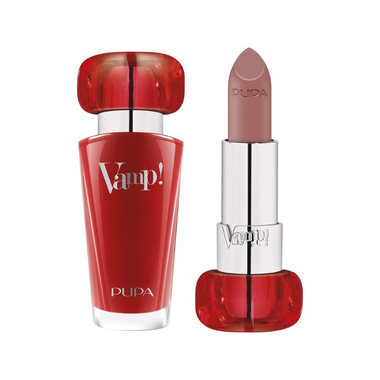 Pupa - Vamp! - Rossetto Colore Estremo - Labbra Scenografiche - Con Trattamento Volumizzante - Extreme Colour Lipstick - Spectacular Lips -  With Plumping Treatment