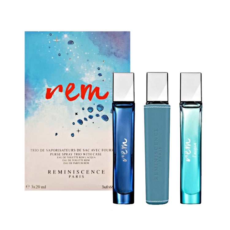 Reminiscence - Rem - Trio De Vaporisateurs De Sac Avec Fourreau - Purse Spray Trio With Case - Cofanetto donna