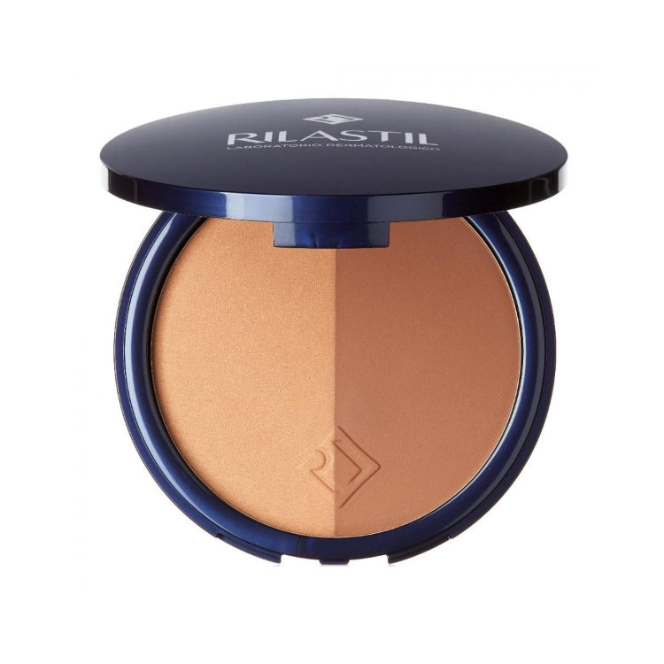 Rilastil - Maquillage - Terra Compatta Illuminante Bicolore - Compact Duo Illuminating Powder - SPF 15