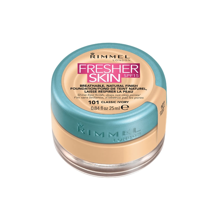 Rimmel London - Fresher Skin - Fondotinta - Pelle Fresca Finish Opaco Naturale - SPF 15