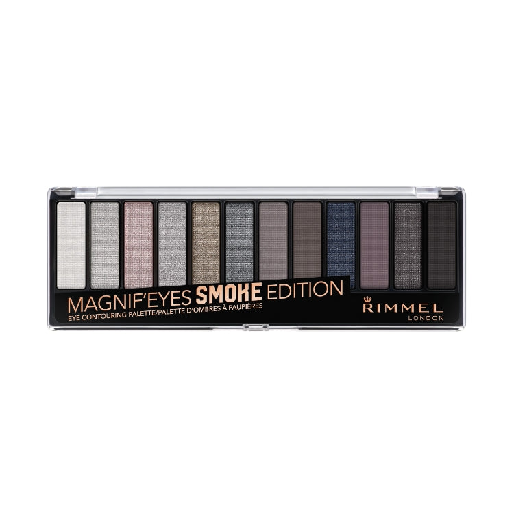 Rimmel London - Magnif'Eyes SMOKE Edition - Eye Contouring Palette - Palette D'Ombres À Paupières