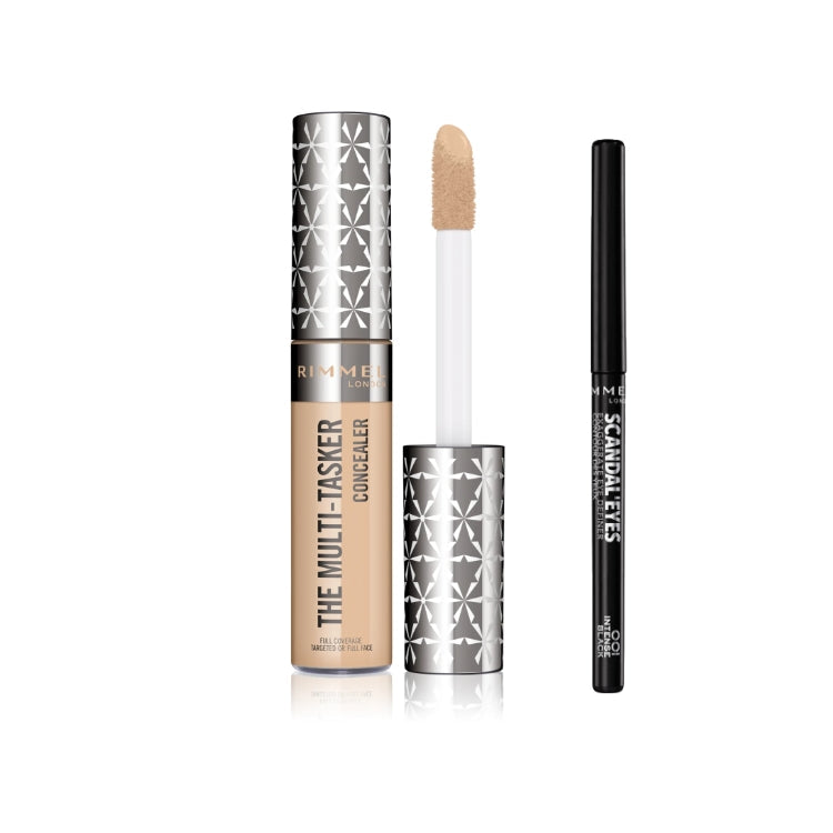 Rimmel London - The Multi-Tasker Concealer + Scandal'Eyes - Exaggerate Eye Definer - Waterproof