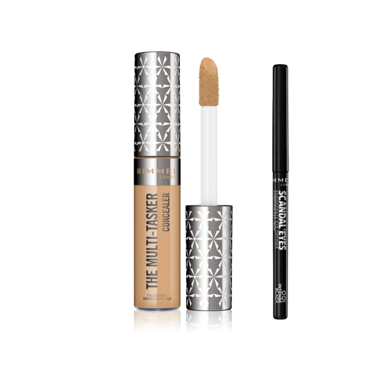 Rimmel London - The Multi-Tasker Concealer + Scandal'Eyes - Exaggerate Eye Definer - Waterproof