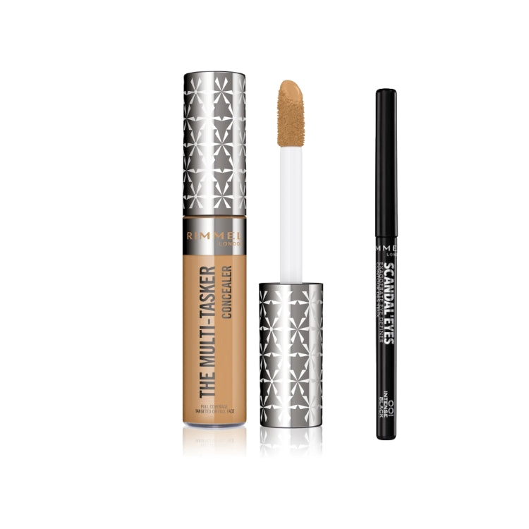 Rimmel London - The Multi-Tasker Concealer + Scandal'Eyes - Exaggerate Eye Definer - Waterproof