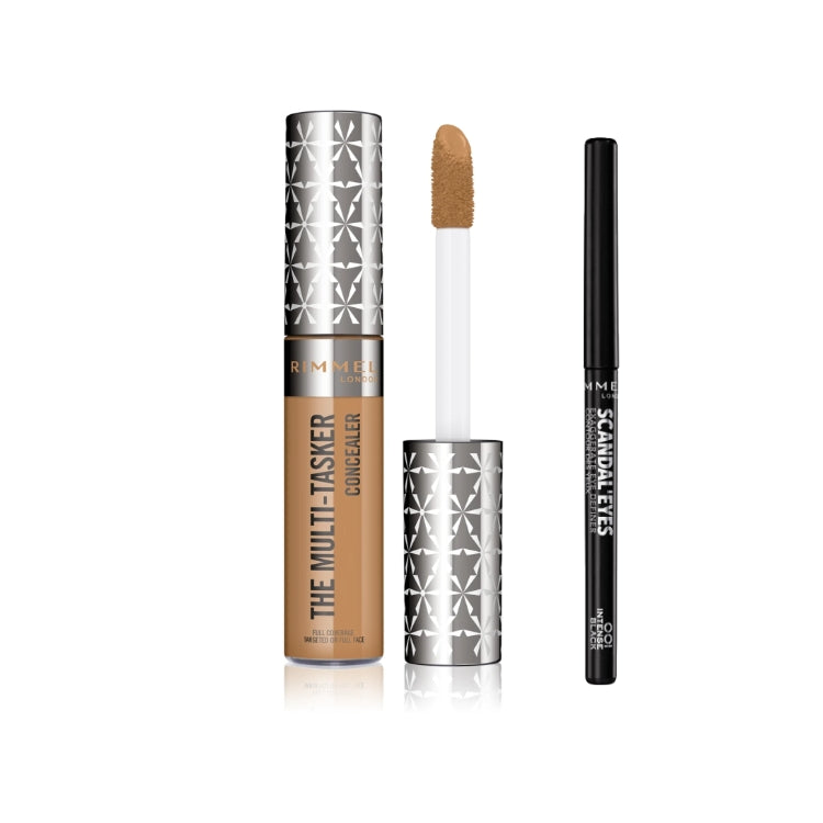 Rimmel London - The Multi-Tasker Concealer + Scandal'Eyes - Exaggerate Eye Definer - Waterproof