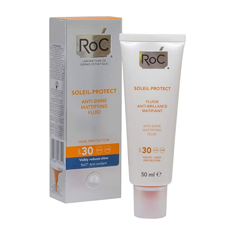 Roc - Soleil-Protect - Fluide Anti-Brillance Matifiant - SPF 30