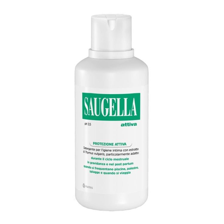Saugella - Ph 3.5 Attiva - Protezione Attiva - Detergente Per L'Igiene Intima Con Estratto Di Thymus Vulgaris