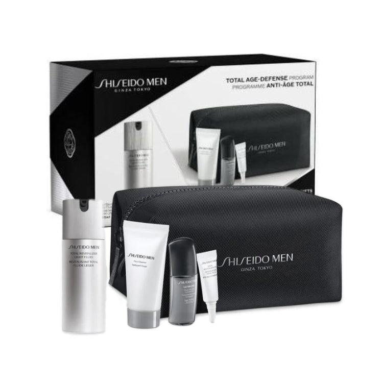 Shiseido - Shiseido Men - Ginza Tokyo - Total Age-Defense Program - Cofanetto uomo