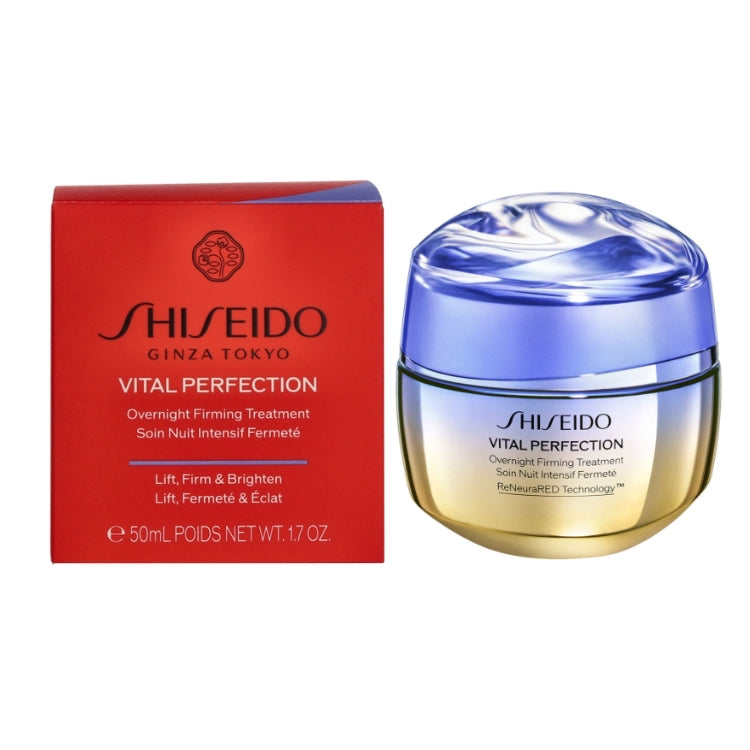 Shiseido - Vital Perfection - Overnight Firming Treatment - Soin Nuit Intensif Fermeté - ReNeuraRED Tecnology - Night / Nuit