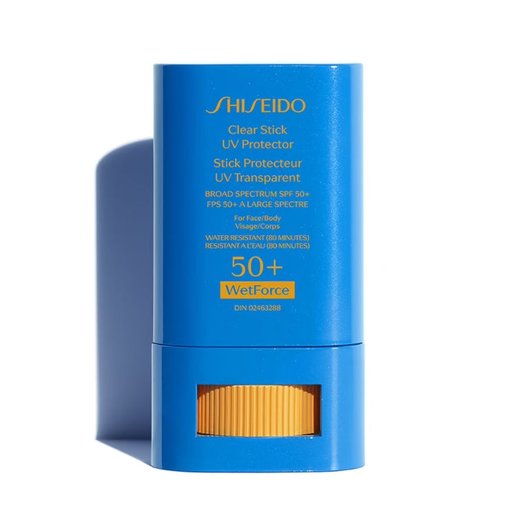 Shiseido - Ginza Tokyo - Clear Stick UV Protection - Stick Protecteur UV Transparent - Broad Spectrum SPF 50+ - FPS 50+ A Large Spectre - For Face/Body - Visage/Corps