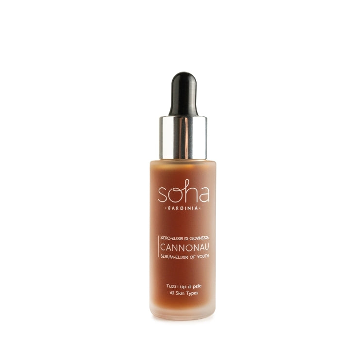Soha - Cannonau - Serum-Elixir Of Youth - Siero-Elisir Di Giovinezza - Tutti I Tipi Di Pelle - All Skin Types