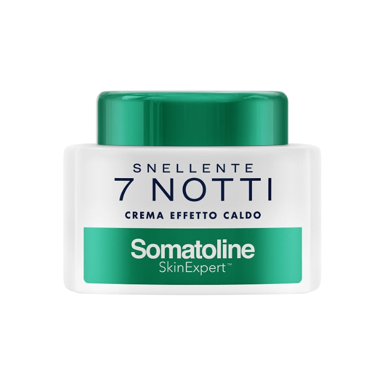 Somatoline Cosmetic - Skin Expert - Snellente 7 Notti - Crema Effetto Caldo - Formula Salina Osmotica - Con Estratto di Alga Rossa - Riduce Le Adiposità Drena I Liquidi Cutanei