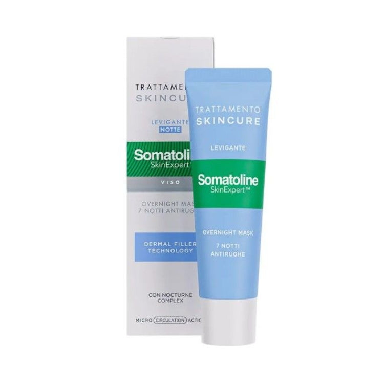 Somatoline Cosmetic - SkinExpert - Trattamento Skincure  - Levigante Notte - Viso - Overnight Mask Notti Antirughe