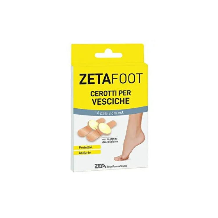 Zeta Farmaceutici - Zeta Foot - Cerotti Per Vesciche - Impermeabili-Ultrasottili-Invisibili