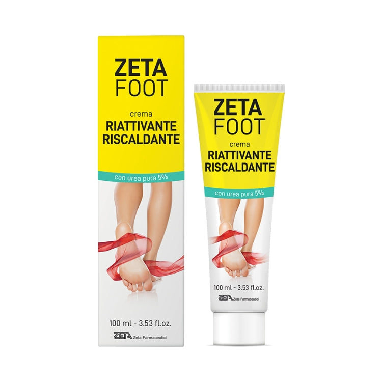 Zeta Farmaceutici - Zeta Foot - Crema Riattivante Riscaldante - Con Urea Pura 5%